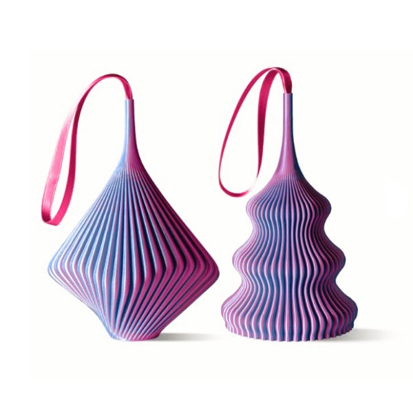 Ornament 2er Set . SHEYN . ZAYL BLOZ . bubblegum