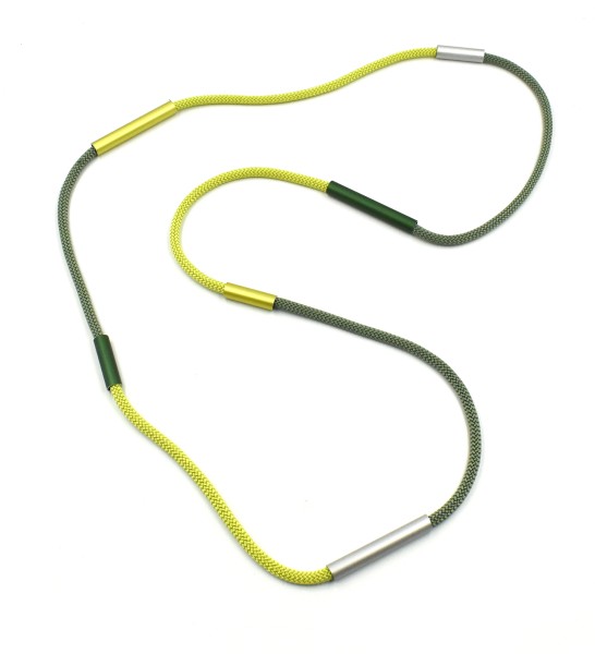 Halskette . SIMPLICITY . Grün Lime