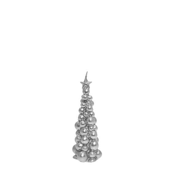 Kerze . WEIHNACHTSBAUM MOSCA . Silver . S