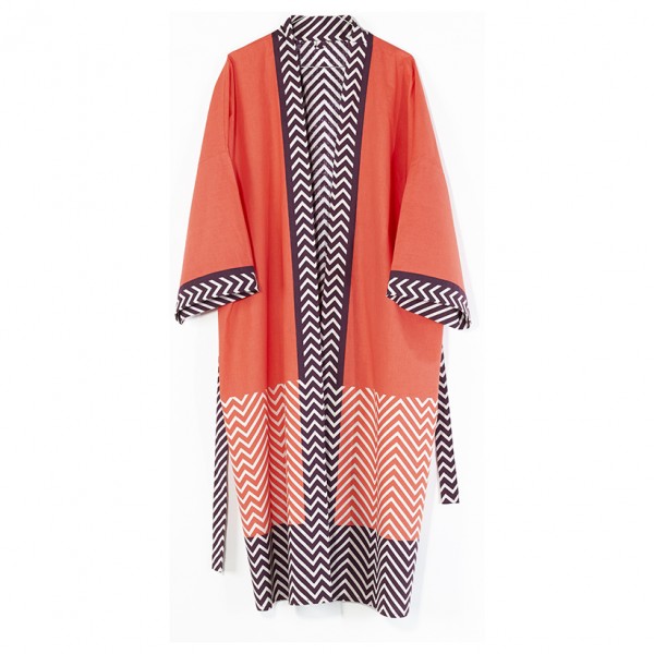 Kimono . EARTH RED