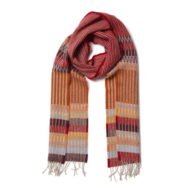 Schal . EDERA CRANBERRY