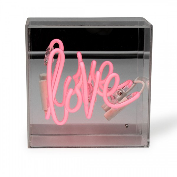 Neon Box . LOCOMOCEAN . Love mini pink